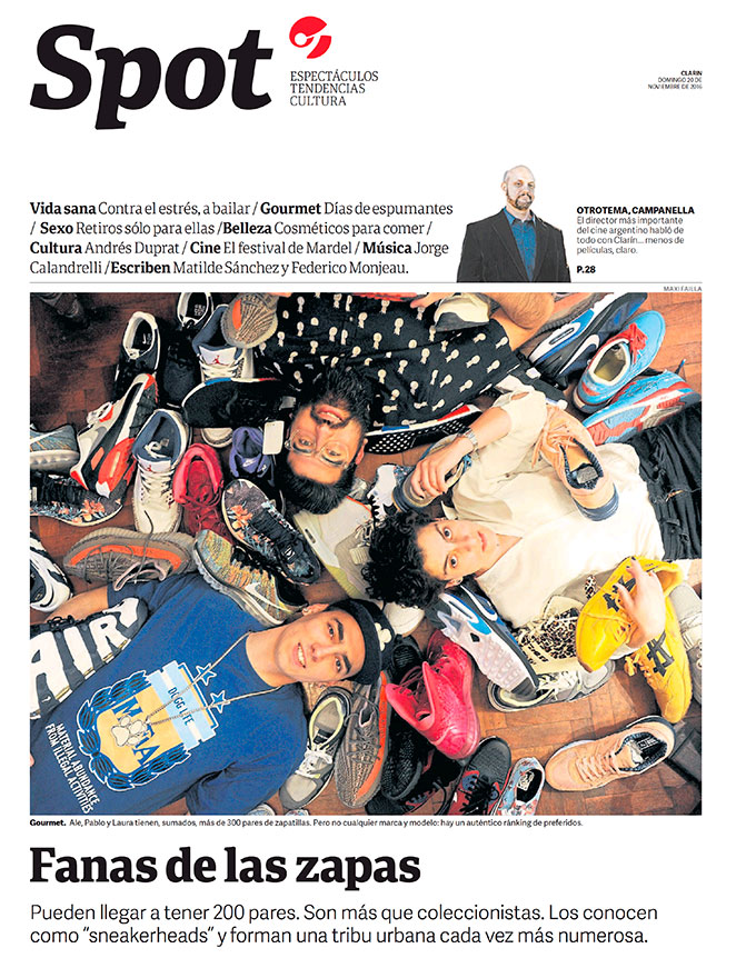 Entrevista a Pluzito sobre Cultura Sneakerhead en Clarín