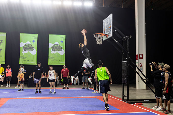 Torneo de streetball Play to Win en Tecnópolis